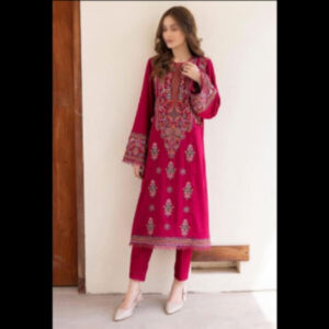 2-Piece Unstitched Naqashi Apparel Fully EMB Winter collection Suit | LBX-1063