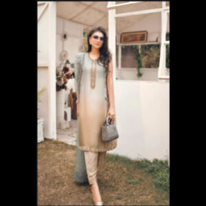 3-Piece Unstitched Naqashi Apparel Heavy EMB Silk Suit | LBX-1092