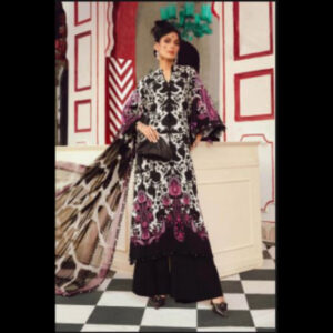 3-Piece Unstitched Naqqashi Apparel Fully Heavy EMB Lawn Suit | LBX-2071