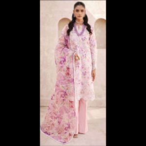 3-Piece Unstitched Naqqashi Apparel Heavy EMB Chicken Karri Lawn Suit | LBX-2080