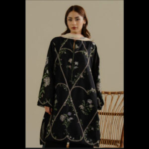 3-Piece Unstitched Naqqashi Apparel EMB Lawn Suit | LBX-3014